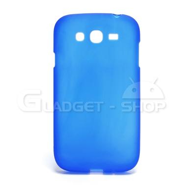 เคส Samsung Galaxy Grand (Blue Soft Gel) บาง Slim บิดงอได้ไม่ทำร้ายเครื่อง